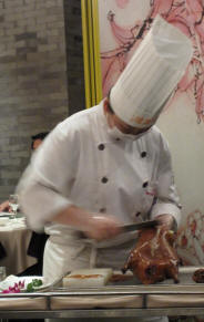 There is definitely an art to cooking and serving the duck.