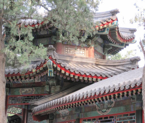 One of the pavilions in the Long Corridor