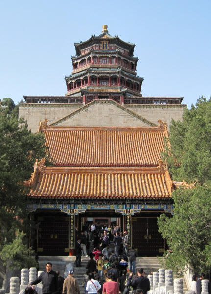 Entrance to the Tower of the Fragrance of the Buddha