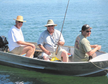 Back from fishing