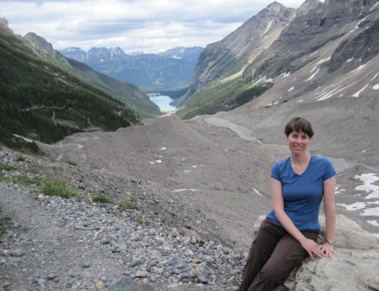 Our final stopping point. Looking back at Lake Louise.