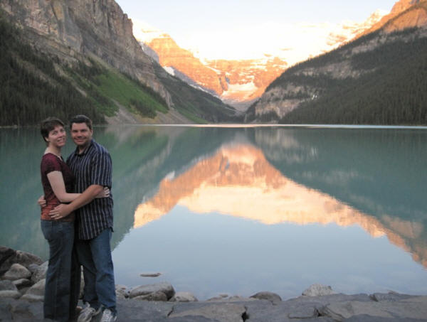 Abby and Dan at Lake Louise